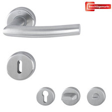 Hoppe Alta Türdrücker Rosettengarnitur Edelstahl matt BB/PZ/WC Klinke Türgriff