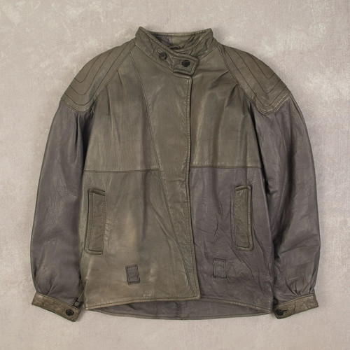 Vintage 80er leder bomberjacke - 80er,