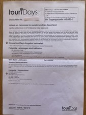 Hotel Meschede 3ÜN/F für 2