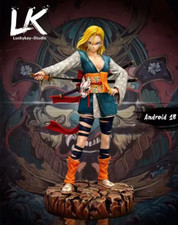 Dragonball Z Figur 28cm – Android 18 Samurai Edition Anime Modell PVC Sammlerstü