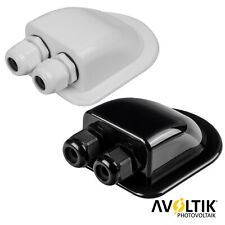 Dachdurchführung Wohnmobil Solar Kabel Wohnwagen PV Kabeldurchführung Dach ABS