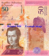 Venezuela 50 Bolivares 2018