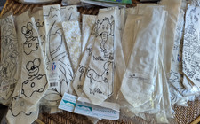 Seidenmalerei 20 KRAVATTEN  Rohlinge KONVOLUT 