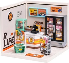 Rolife Miniatur Puppenhaus Bausatz Energy Supply Store 1:24  Kinder Geschenke