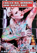 ASTRA BIER WERBUNG " TATTOO -