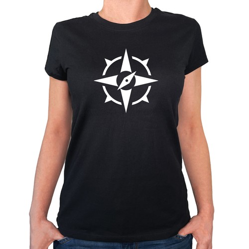 Damen shirt kompass - damen,