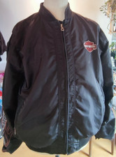 Harley-Davidson!  Bomber Jacke Nylon Flames! Selten! Kaum getragen! Gr. XL!