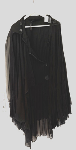 Chanel vintage plissee kleid - vintage, plissee-kleid