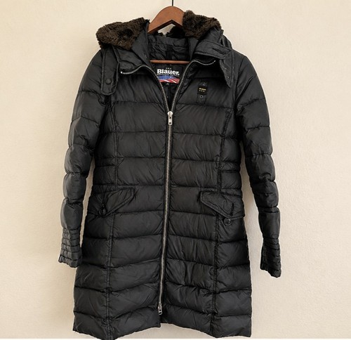 Blauer usa daunenjacke mantel - blauer,