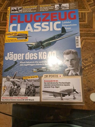 Flugzeug classic 2023 jäger - classic, 8/2023