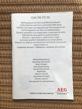Bedienungsanleitung für AEG