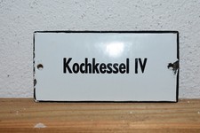 Original Altes Emailschild