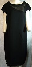 KOTON SCHWARZ FEINE EDLE TUNIKA KLEID Gr. 48 50
