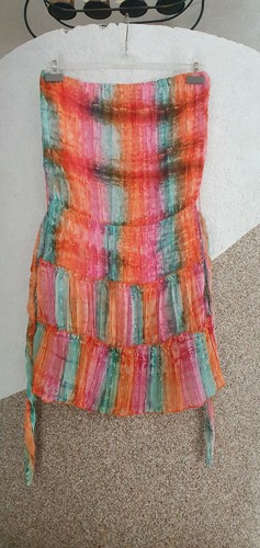 Sommer crash kleid - gr, m/l