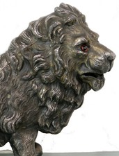 ANTIKER LÖWE ° METALLGUSS