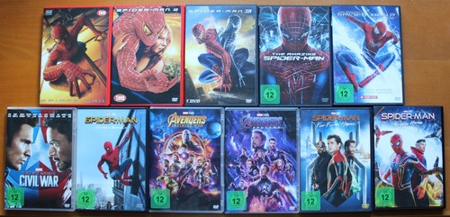 Dvd alle spiderman filme - dvd,