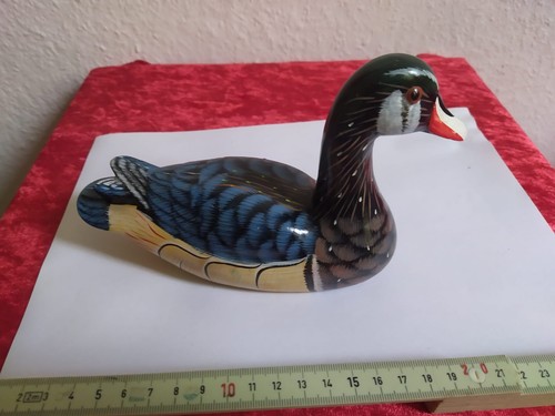 Vintage entenfigur stockente - entenfigur,