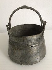 Metall Topf Kessel mit Henkel