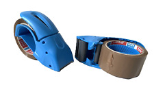2 Stück Abroller tesa Paketklebeband Packbandabroller Blau Gebraucht Gut R1829
