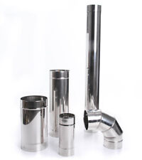 Edelstahl Ofenknie Bogen Rauchrohr Ofenrohr Abgasrohr Sanierung 10 Durchmesser