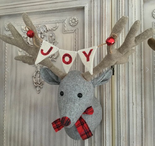Weihnachten rentierkopf wand - rentierkopf,