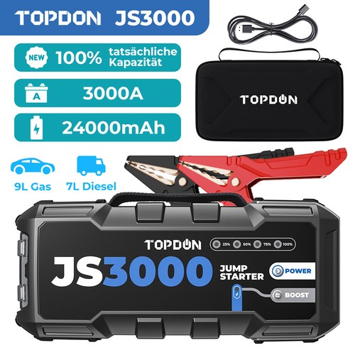 Topdon js3000 3000a 24000mah - 3000a,