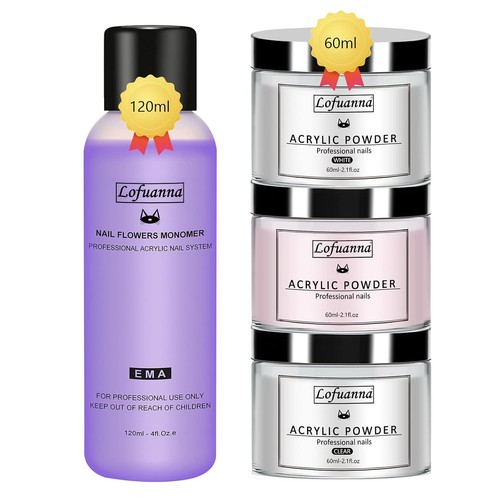 Acryl nagelset 120ml - acryl,