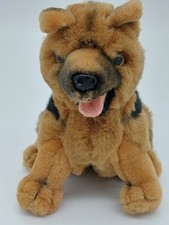 Kommissar Rex Stofftier Kuscheltier Schäferhund mit Reisverschluß Kuschelwuschel