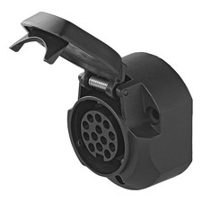 Polige steckdose mit - steckdose,