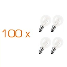 100 x Glühbirne Tropfen 40W