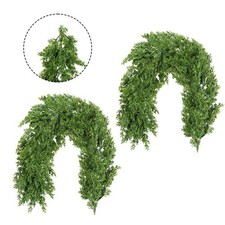 2er Set Simulation Rattans 1 Meter für Weihnachten Esstisch und Thekeneinsatz