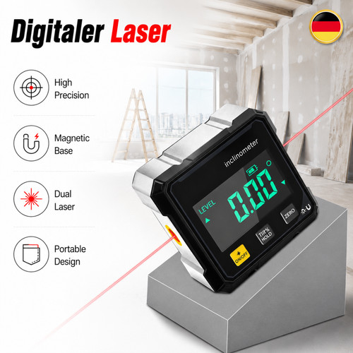 Lcd digitaler winkelmesser - lcd,