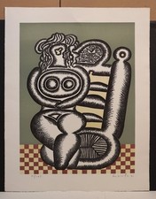 Arnold Leissler (1939-2014 Hannover) Weiblicher Akt - Farb-Lithographie - 6/187