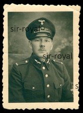 Belgien 1943 - Deustche Reichsbahn Beamter - Passfoto Passbild - WK2 Foto 4x6cm