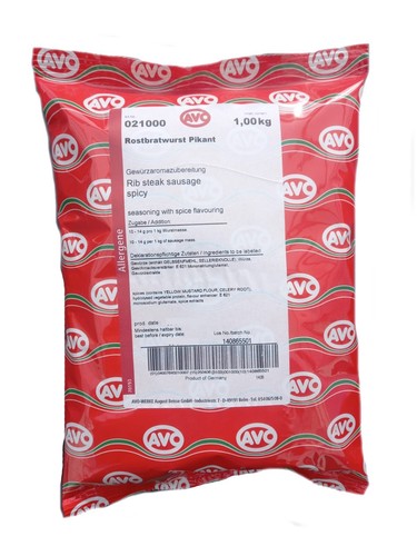 Avo rostbratwurst pikant - pikant, 1kg