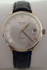 Rar: Vintage Zentra Savoy Automatik Datum Cal. H64a-Eta2452 Swissuhr -60er -TOP