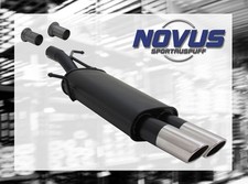 NOVUS Sportauspuff Gruppe N ESD 2x 76 mm SR-Design für Peugeot 307 + Citroen C4
