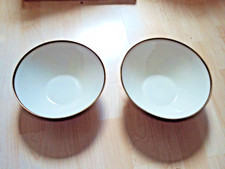 2 x Zeh Scherzer Servierschüssel Gemüseschüssel weiß 50/60 Jahre