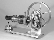 Bauplan Stirling-Motor mit Rhombentriebwerk Modellbauplan Motormodell