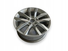 1x Alufelge 16 Zoll 6.5" 5x112 41ET Glanz Schwarz 3G0601025 VW Passat B8