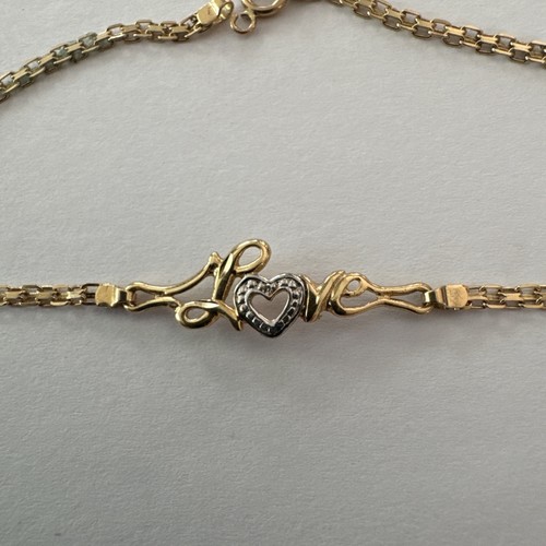 Karat kette armband mit - 14,