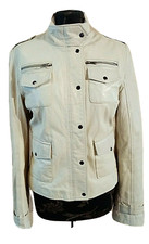 JAGGER & EVANS, Leder Jacke