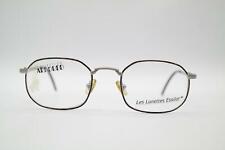 Vintage Essilor Art Deco 826 12 002 Braun Silber Oval Brille Brillengestell NOS