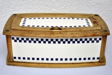 antiker Keramik Holz Brotkorb