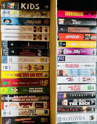 Sammlung vhs kassetten - vhs,