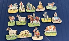 14 Quieta Spielfiguren Sammelbilder Aufstellkarten “Deutsches Volkstum”