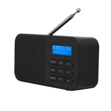 Denver Digital Radio mit Uhr und Weck-Batteriebetrieb  DAB-42  schwarz "wie neu"