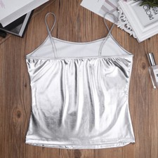 DE Damen Tank Top Metallic