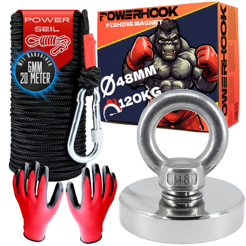 Powerhook neodym bergemagnet - powerhook,