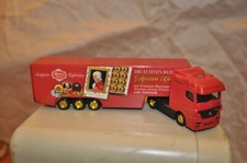 LKW Mercedes Actros mit Sattelauflieger - Werbe-Truck "Reber Mozartkugeln", H0